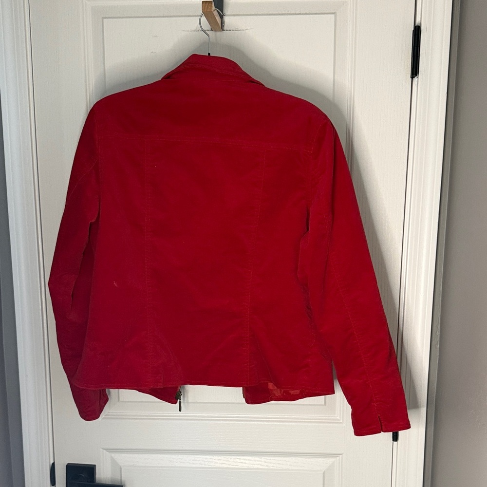 Coldwater Creek Vibrant Red Shirt Jacket - Picture 8 of 8